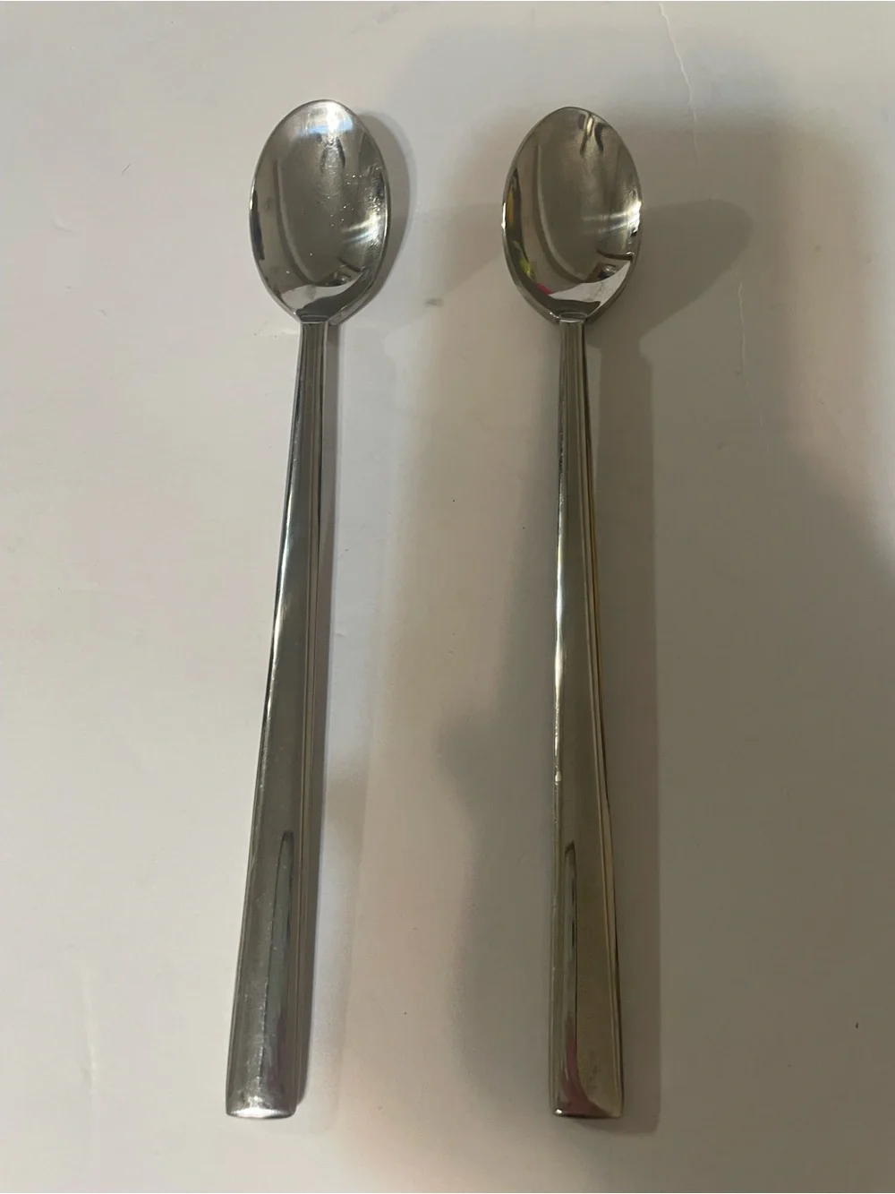 2 Michael Lloyd Iced Tea Spoons Stainless Steel